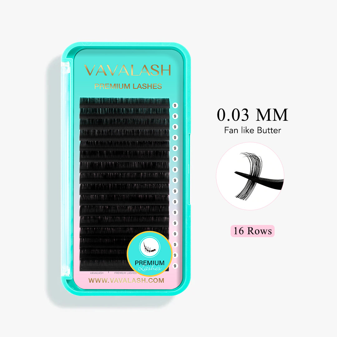 0.03mm Premium Mega Volume Individual Lash Extensions