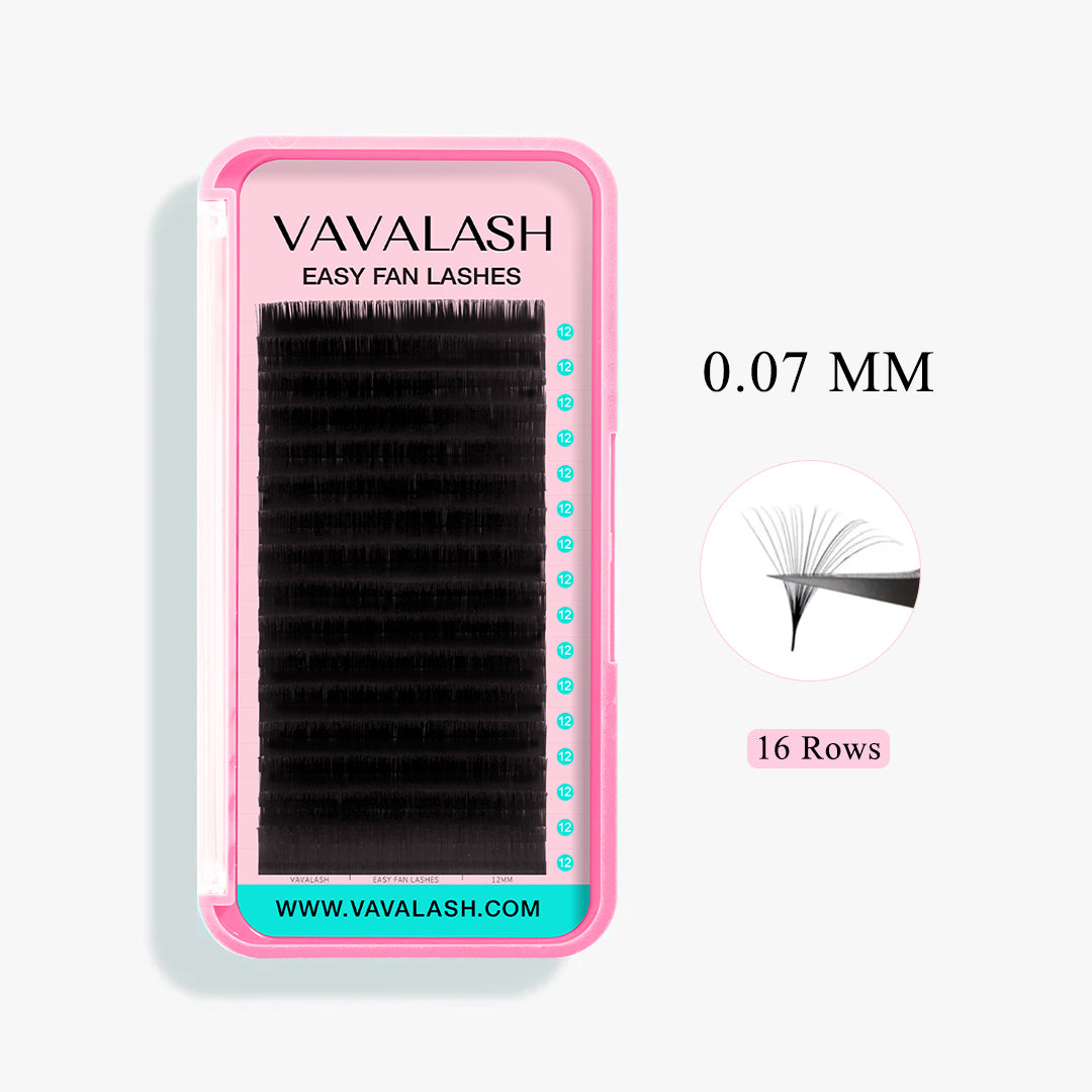 Extensiones de Pestañas Easy Fan de Volumen 0.07mm