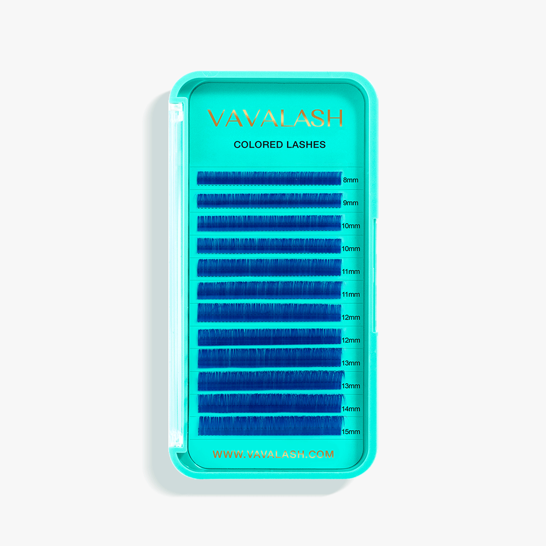 Colored Lash Volume Eyelash Extensions 0.07mm-Blue