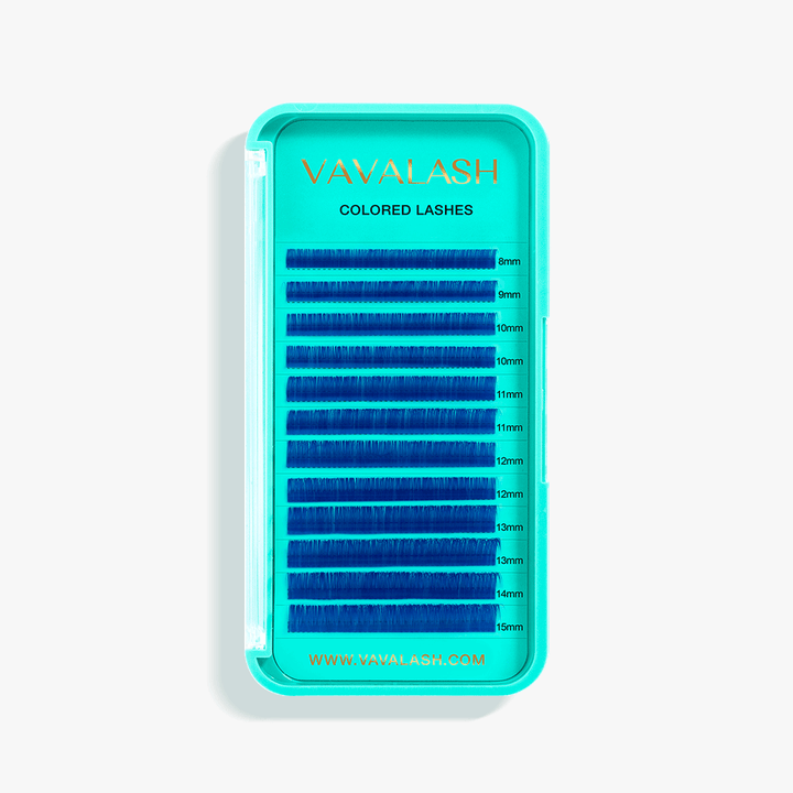 Colored Lash Volume Eyelash Extensions 0.07mm-Blue