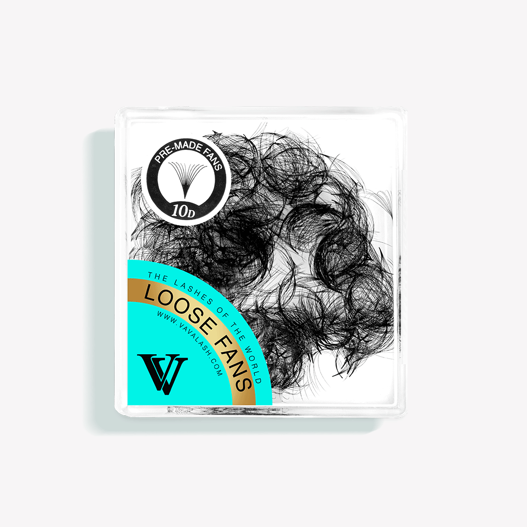 10D Handmade Premade Loose Fans With Pointy Base /500 Fans SC