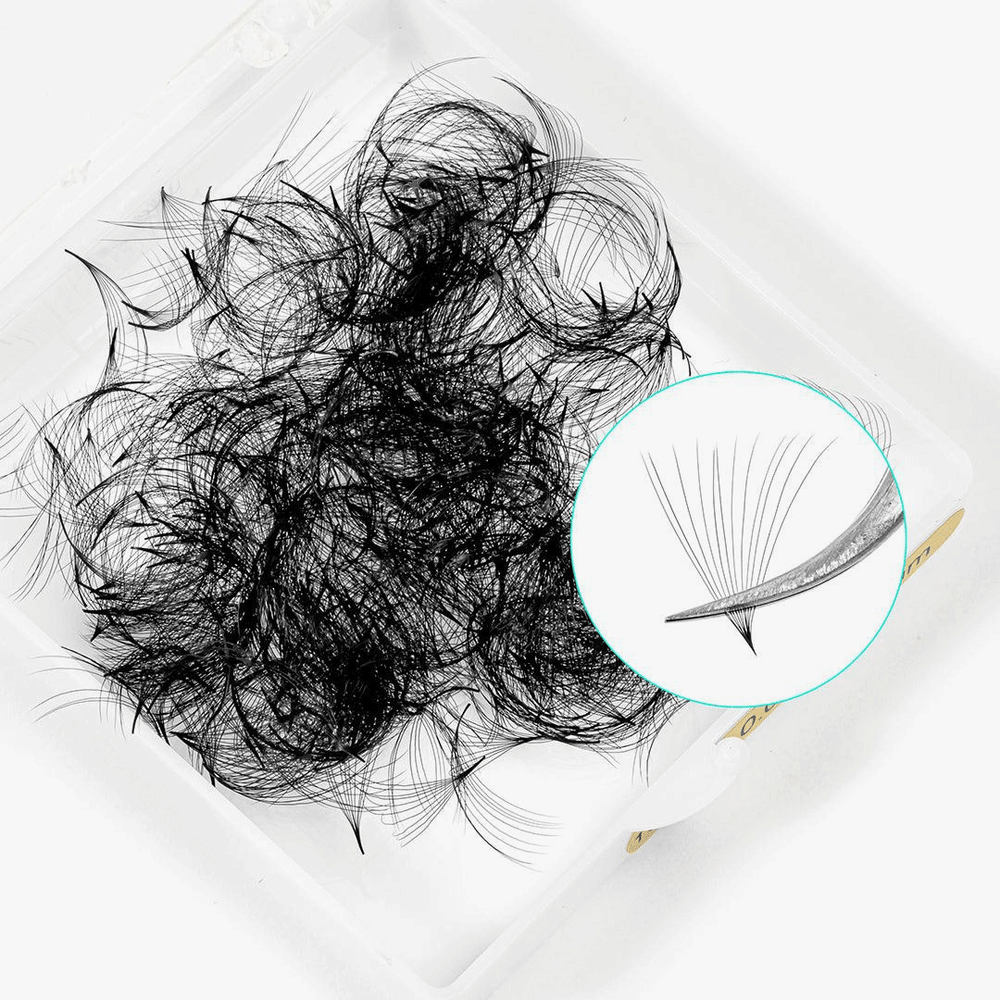 10D Handmade Premade Loose Fans With Pointy Base /500 Fans SC-1