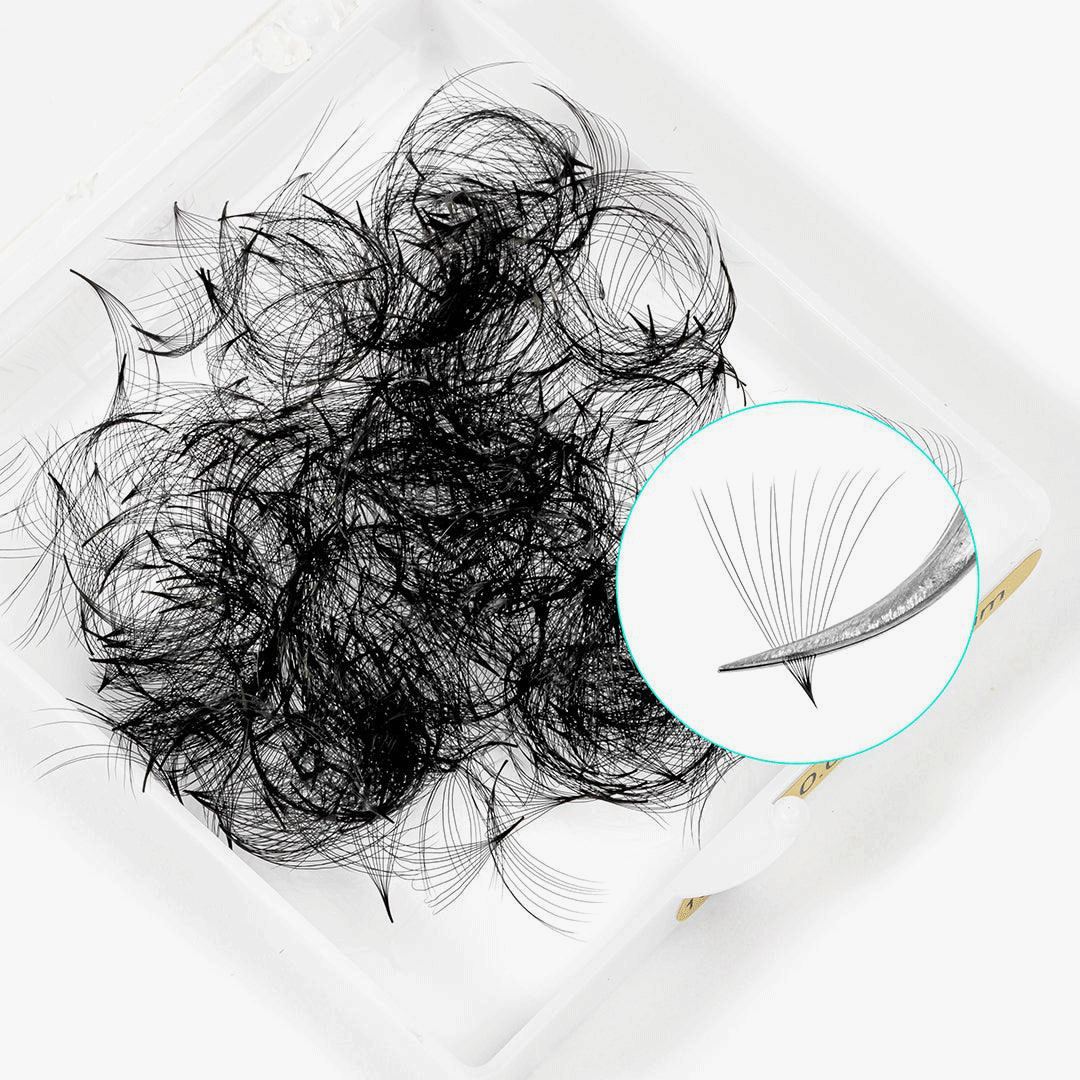 10D Handmade Premade Loose Fans With Pointy Base /500 Fans SC-1