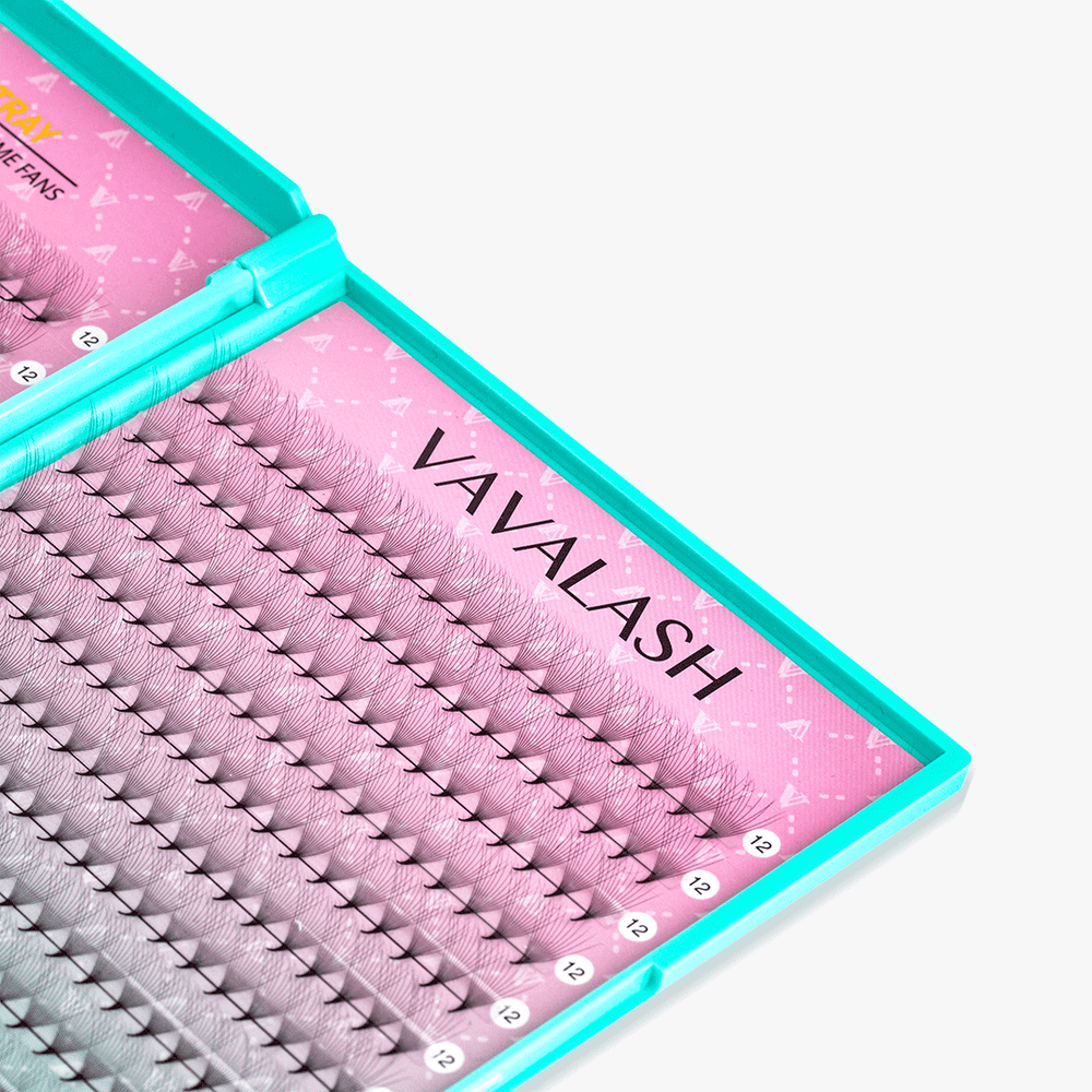 12D LASHBOOK  Promade Mega Volume Fans - 500 Fans