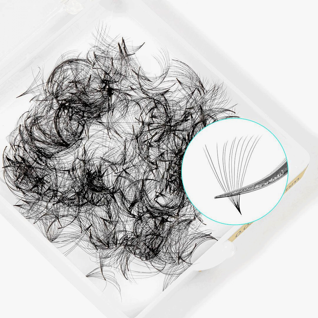 12D Handmade Premade Loose Fans With Pointy Base /500 Fans-1