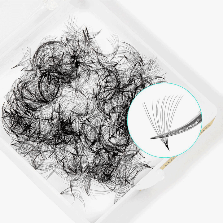 12D Handmade Premade Loose Fans With Pointy Base /500 Fans-1