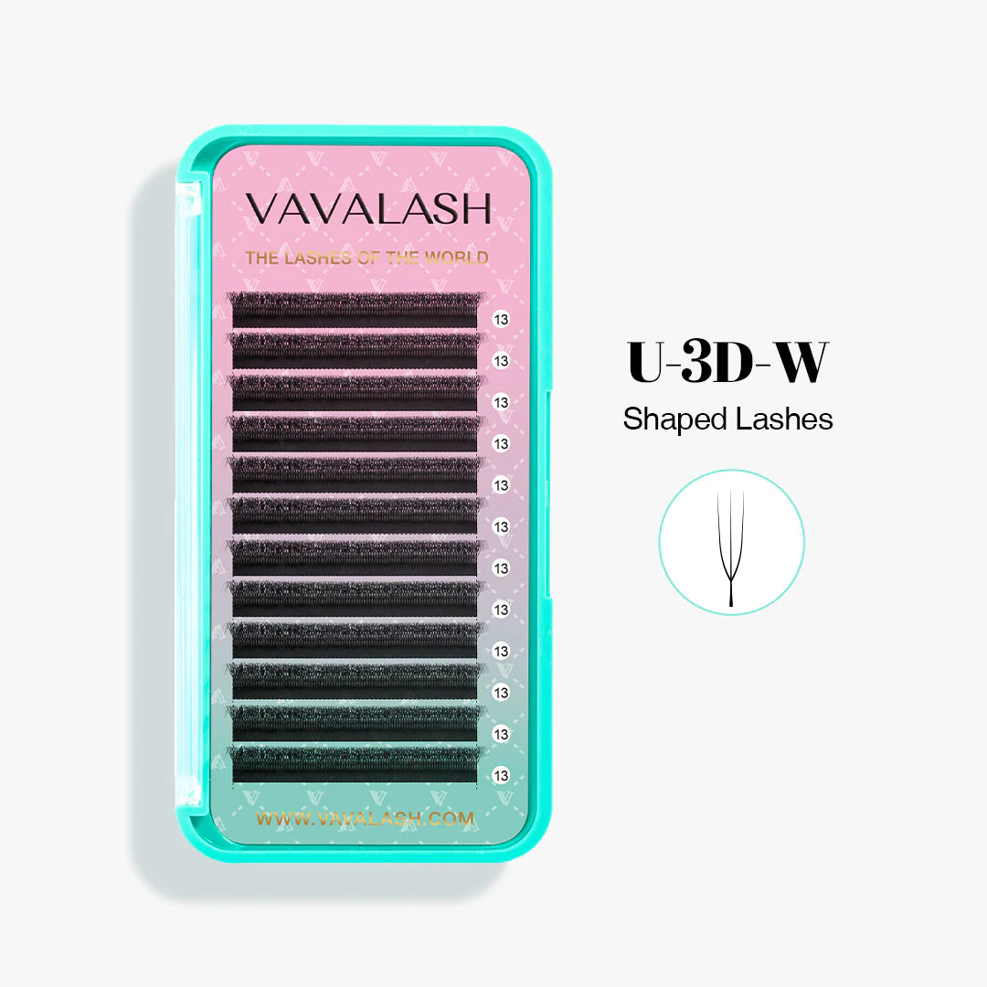 U-SHAPE VOLUME W-3D LASHES