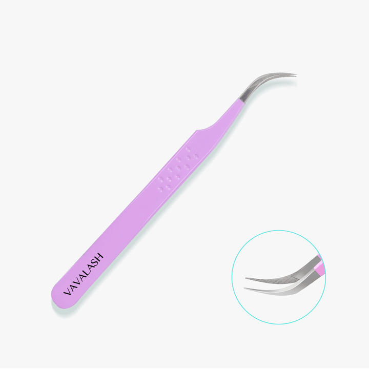 Tisas de punta de fibra VV-01 para extensiones de pestañas de volumen