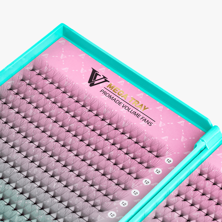 16D LASHBOOK  Promade Mega Volume Fans - 500 Fans