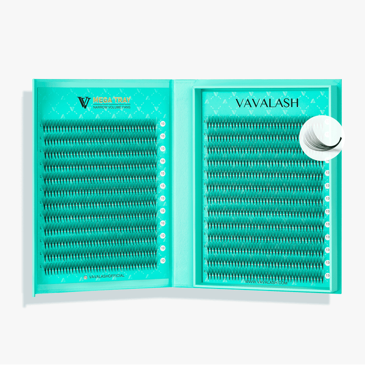 16D LASHBOOK Narrow Promade Volume Fans - 1000 Fans UK