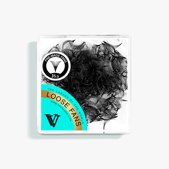 16D Handmade Premade Loose Fans With Pointy Base /500 Fans