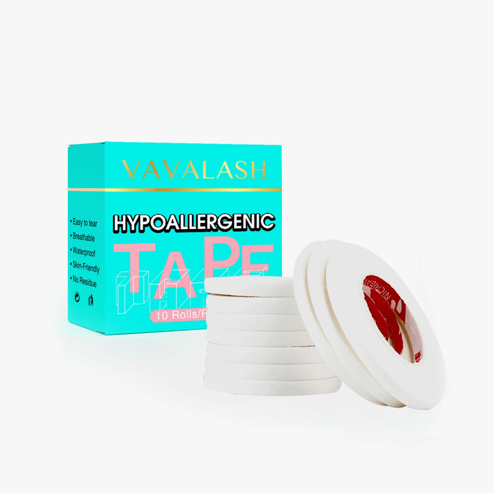 Hypoallergenic Tape For Eyelash Extension (10 Rolls/Pack)