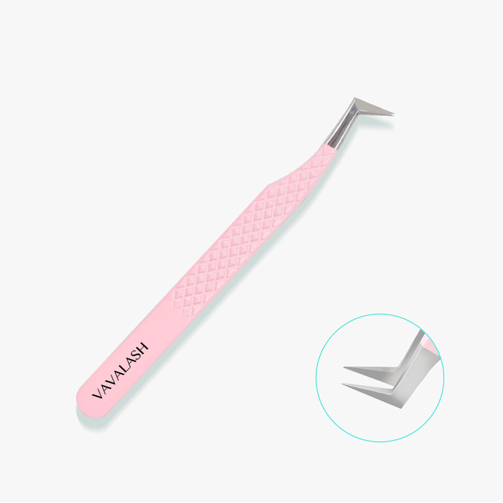VL-01 Fiber Tip Tweezers for Dust Mega Volume Eyelash Extensions