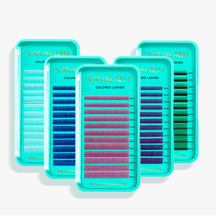 Colored Lash Volume Eyelash Extensions 0.07mm-1