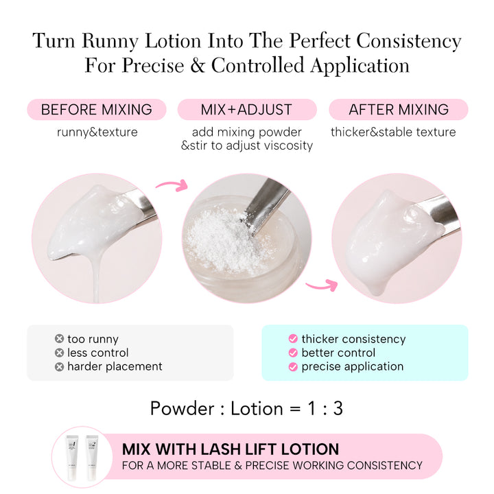 Polvo Mezclador para Lash Lift Coreano