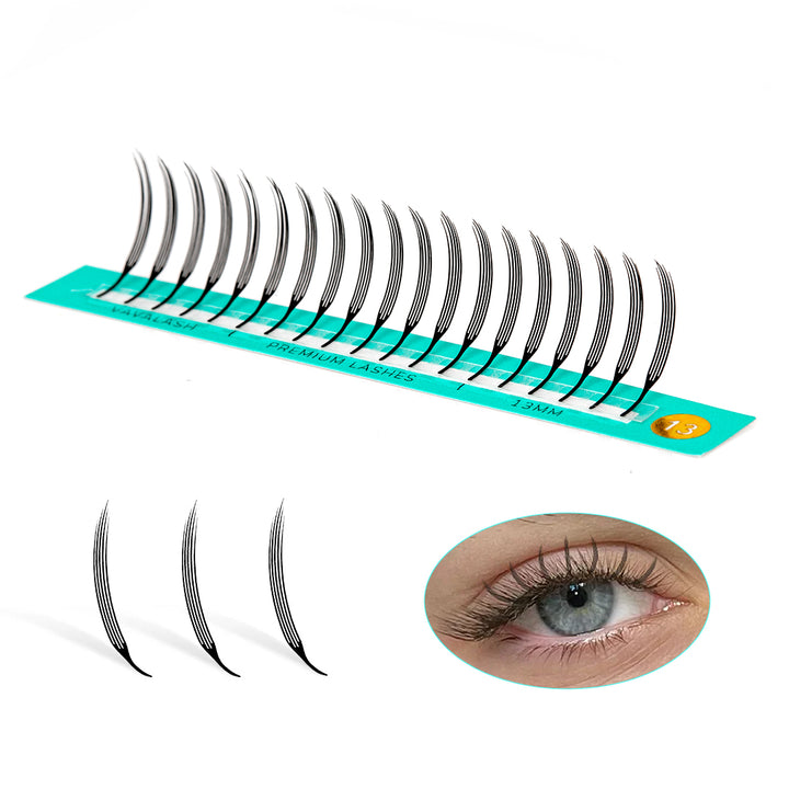 Pestañas Narrow Wispy Anime 0.07mm