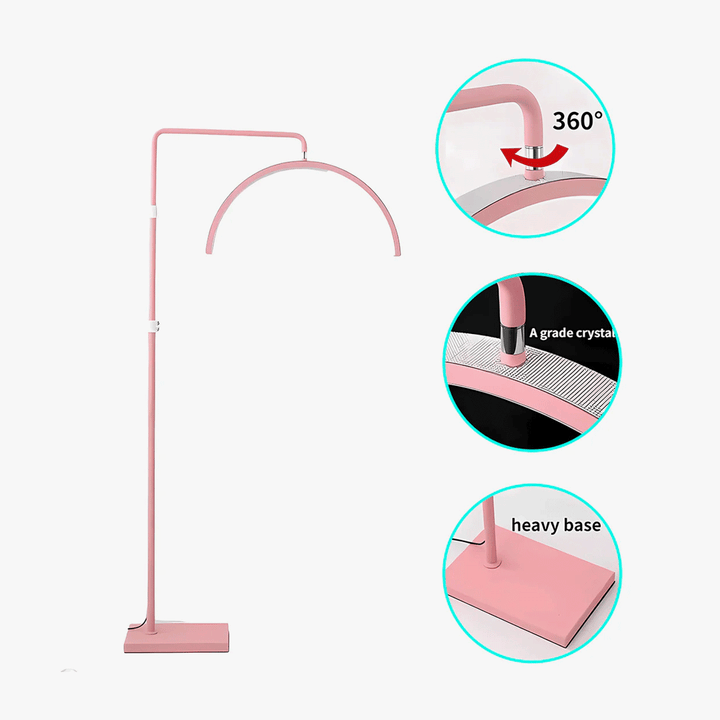 Diamond LED Moon Half Lamp for Eyelash Extensions SC