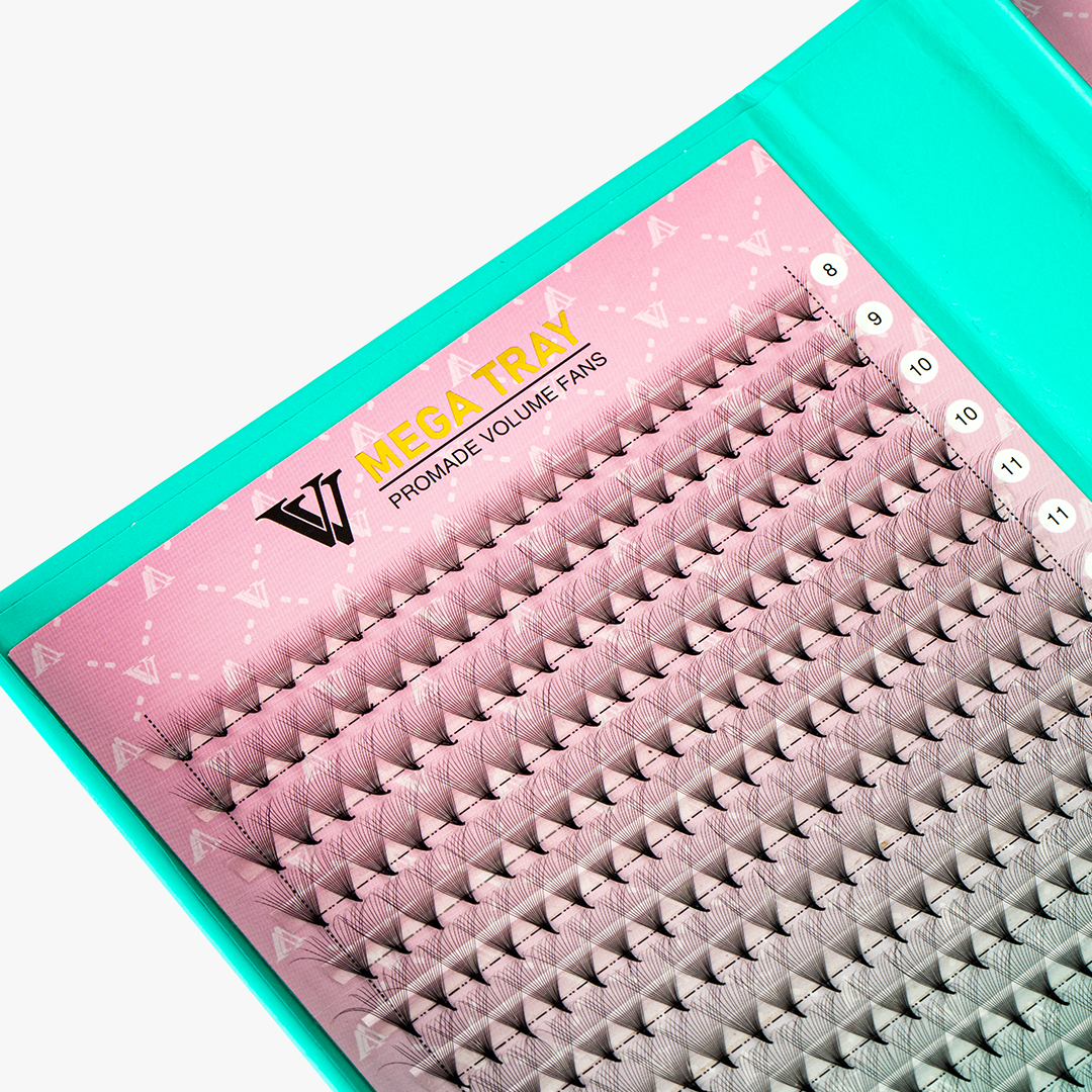 12D LASHBOOK Promade Volume Fans - 600 Fans UK