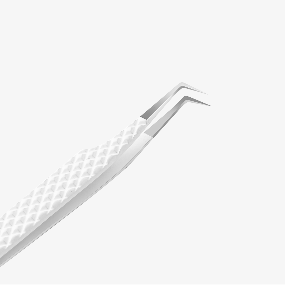 VW-08 White Diamond Dust Mega Volume Lash Tweezers  SC