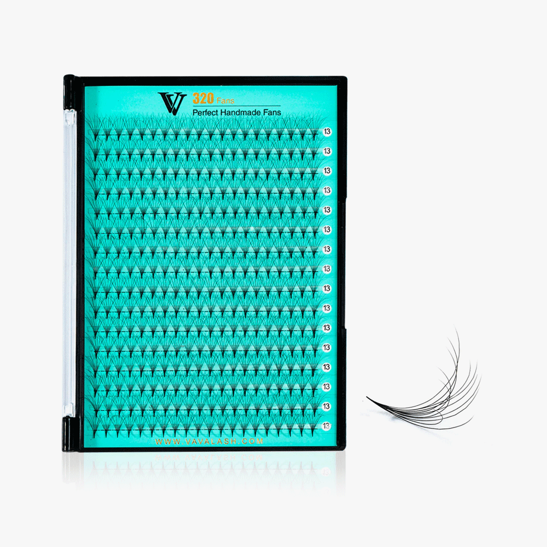 6D Double Layers Pointy Base Premade Volume Fans 320 Fans