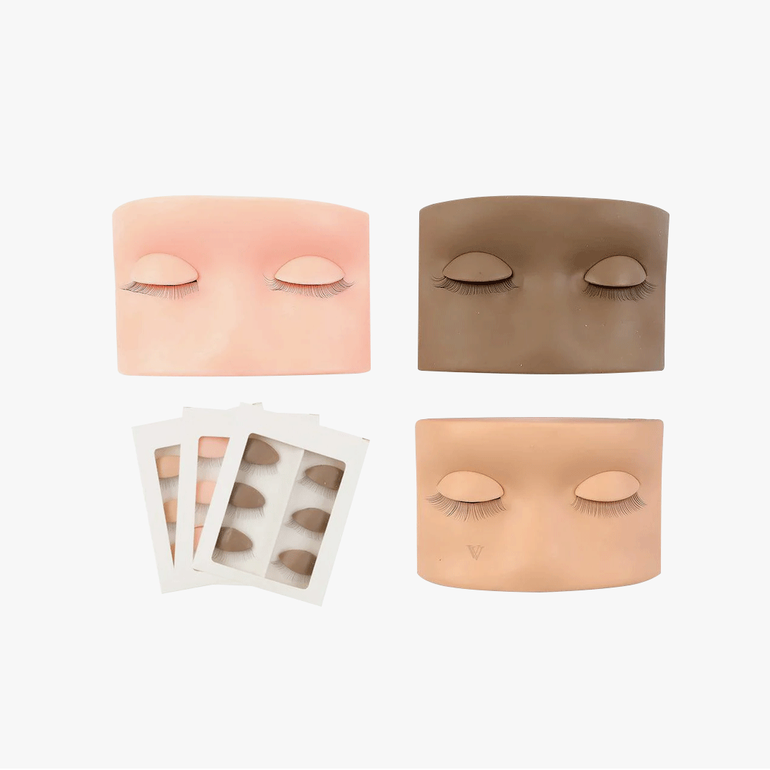 Mannequin Head With Removable Eyelids For Lash Extensions