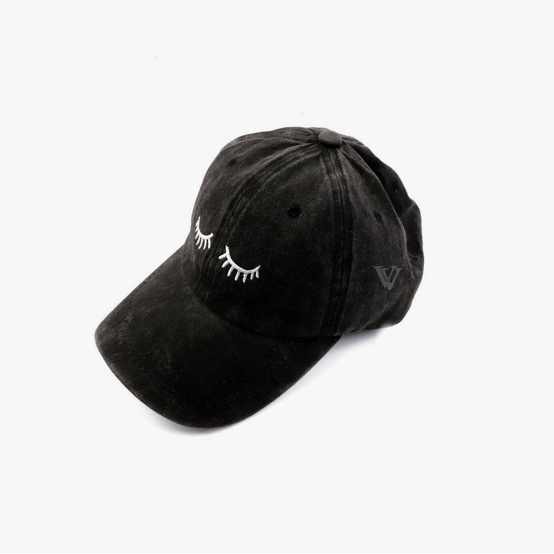 Fashion Embroidery Eyelash Baseball Cap Hats Unisex SC