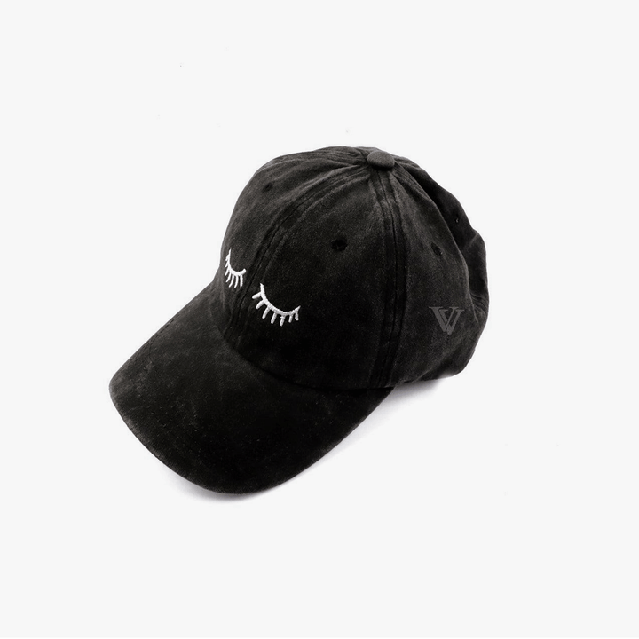 Fashion Embroidery Eyelash Baseball Cap Hats Unisex SC