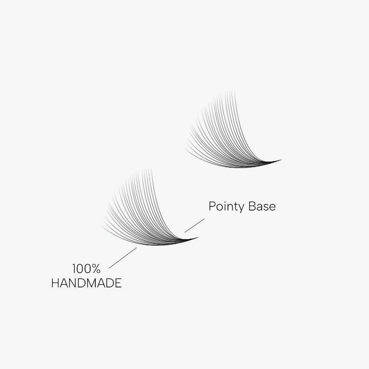 24D Handmade Premade Loose Fans With Pointy Base /500 Fans-3