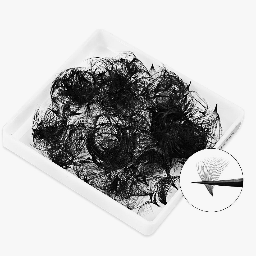 24D Handmade Premade Loose Fans With Pointy Base /500 Fans-1