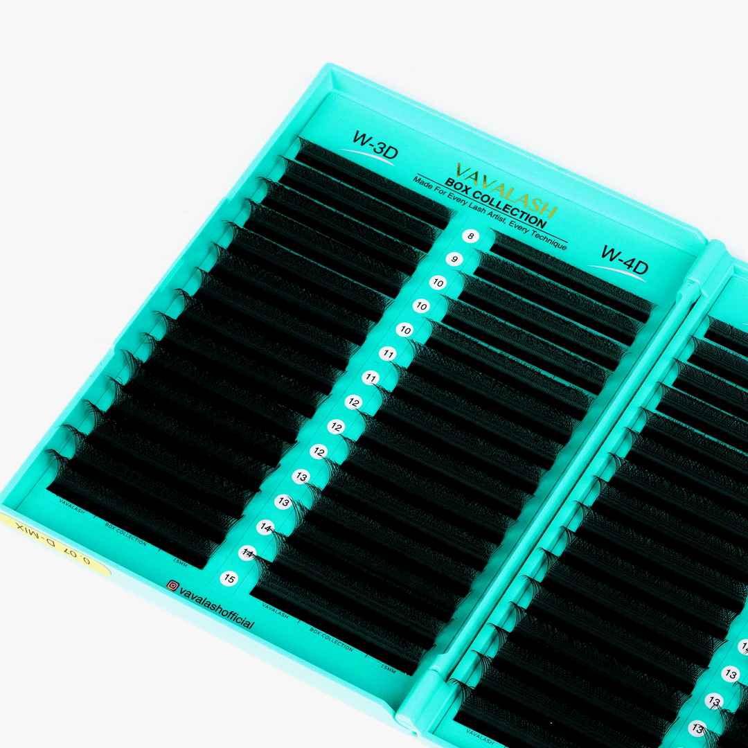 YY Lashes + W Shaped Premade Volume Fans LASHBOOK-4