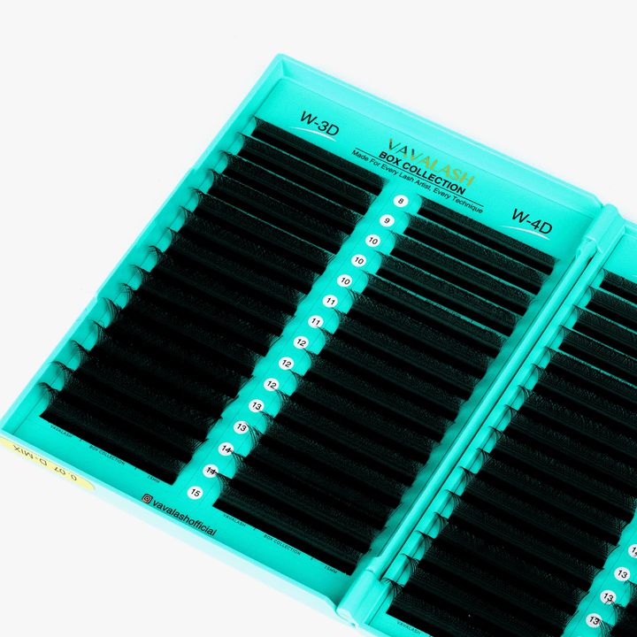 YY Lashes + W Shaped Premade Volume Fans LASHBOOK-4