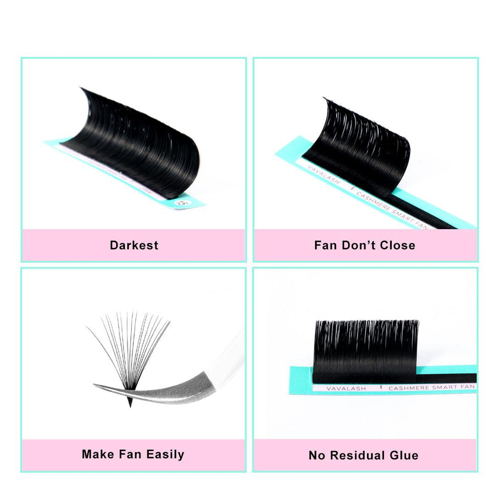 Cashmere Easy Fan Lashes  0.05mm