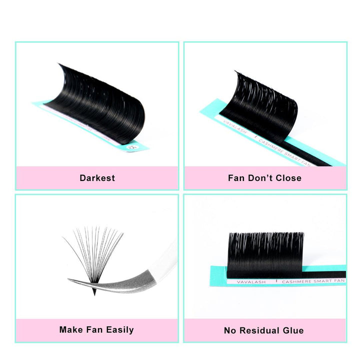 Cashmere Easy Fan Lashes  0.05mm SC