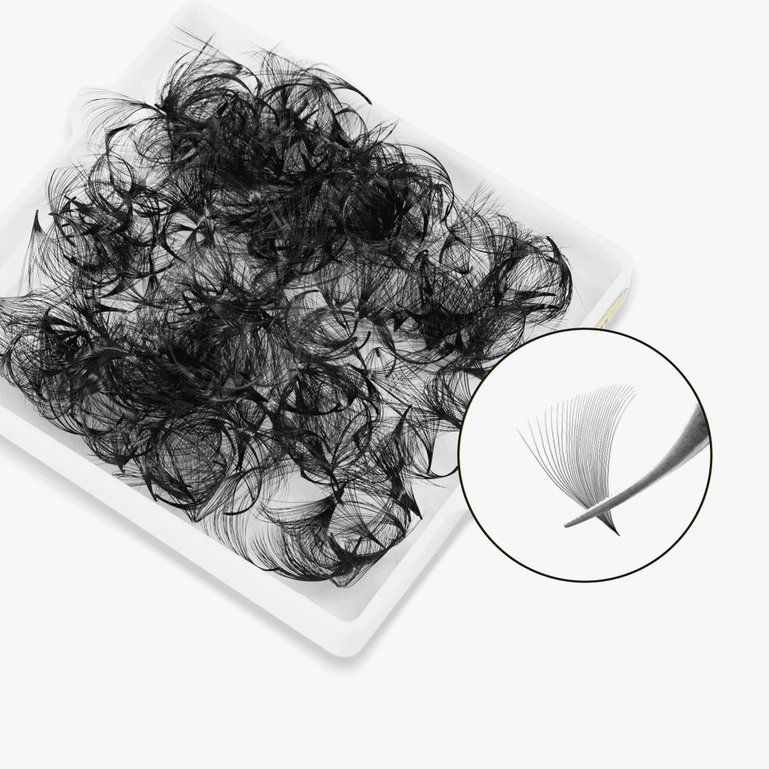 30D Handmade Premade Loose Fans With Pointy Base /500 Fans-2