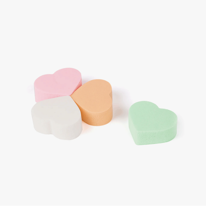 Heart Shaped Eyelash Extension Sponge  SC