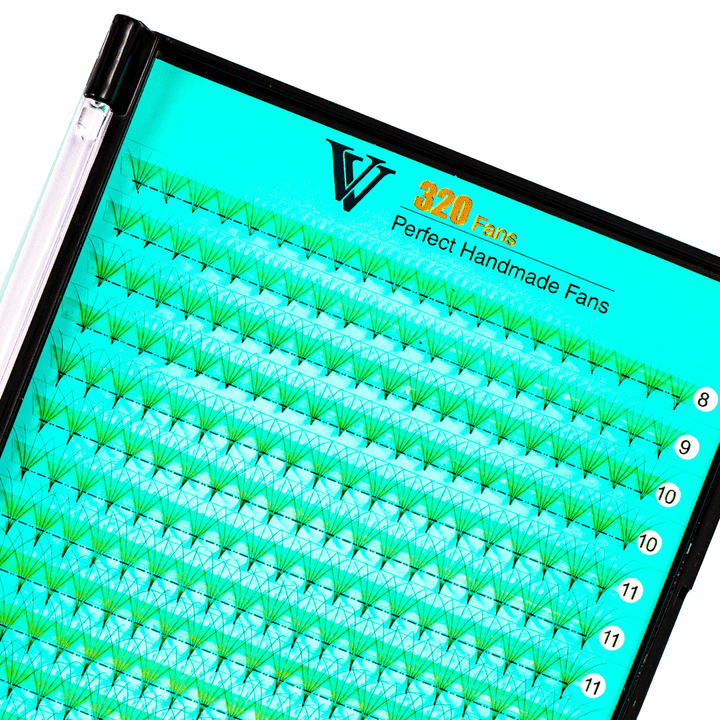 5D Pointy Base Colored Premade Volume Fans 320 Fans 0.07mm