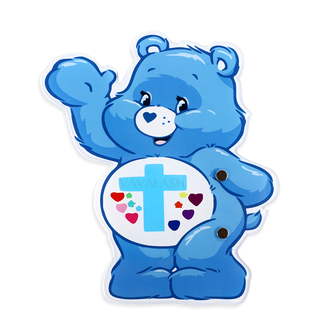 Cute Bear Magnetic Grafting Pallet For Eyelash Extensions SC