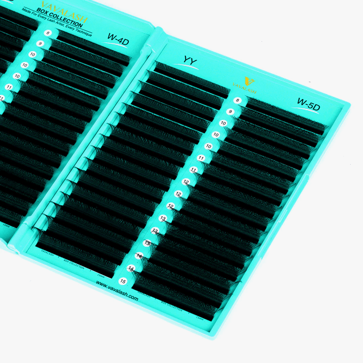 YY Lashes + W Shaped Premade Volume Fans LASHBOOK-3