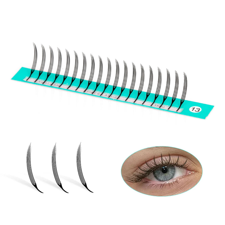 Pestañas Narrow Wispy Anime 0.07mm