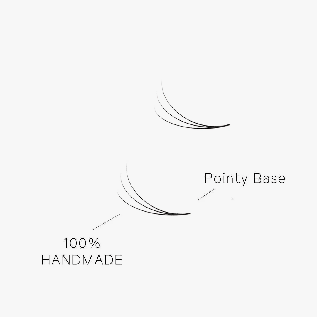 3D Handmade Premade Loose Fans With Pointy Base /500 Fans SC-3