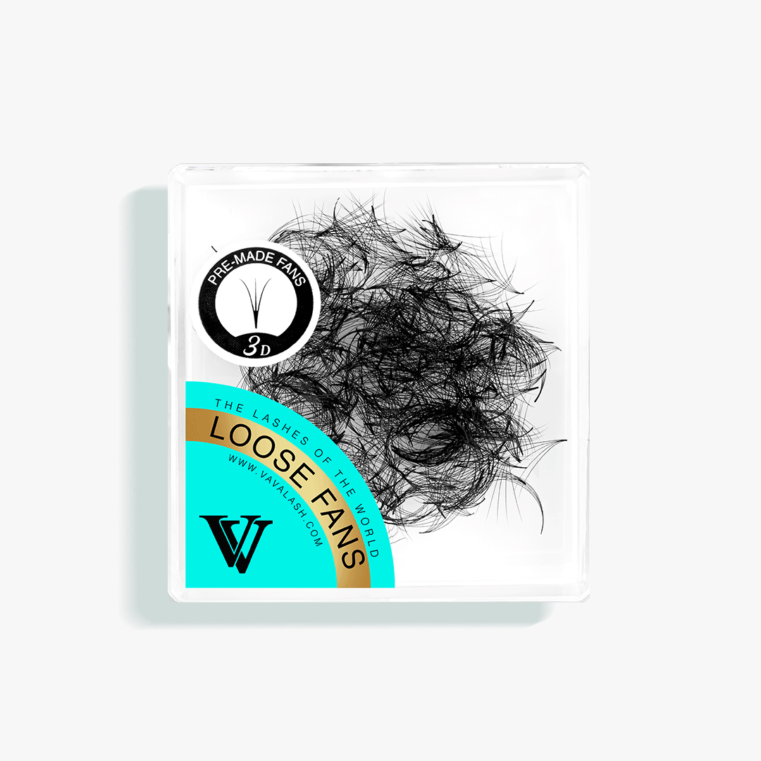 3D Handmade Premade Loose Fans With Pointy Base /500 Fans SC