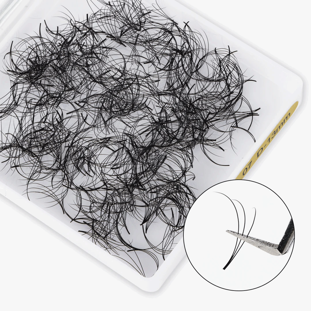 3D Handmade Premade Loose Fans With Pointy Base /500 Fans SC-2