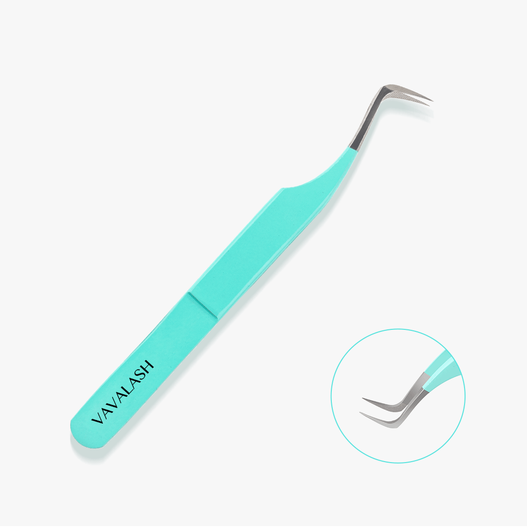 Curved Volume Fiber Tips Narrow Tweezers For Eyelash Extensions 3