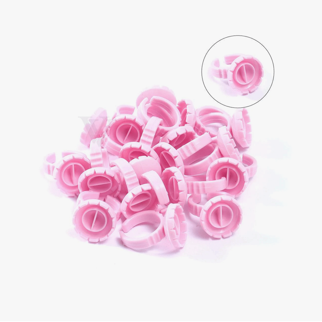 Round-shaped Glue Rings 100pcs/pack