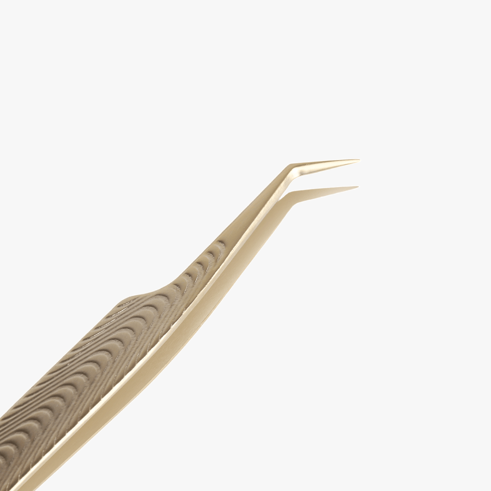 VF-03 Penguin Inner Corner Champagne Gold Lash Tweezers