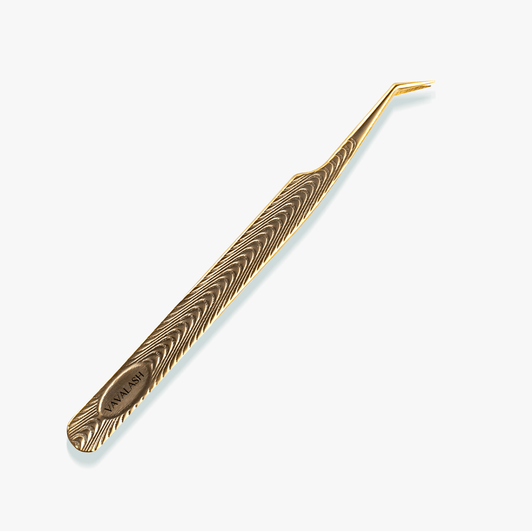 VF-03 Penguin Inner Corner Champagne Gold Lash Tweezers