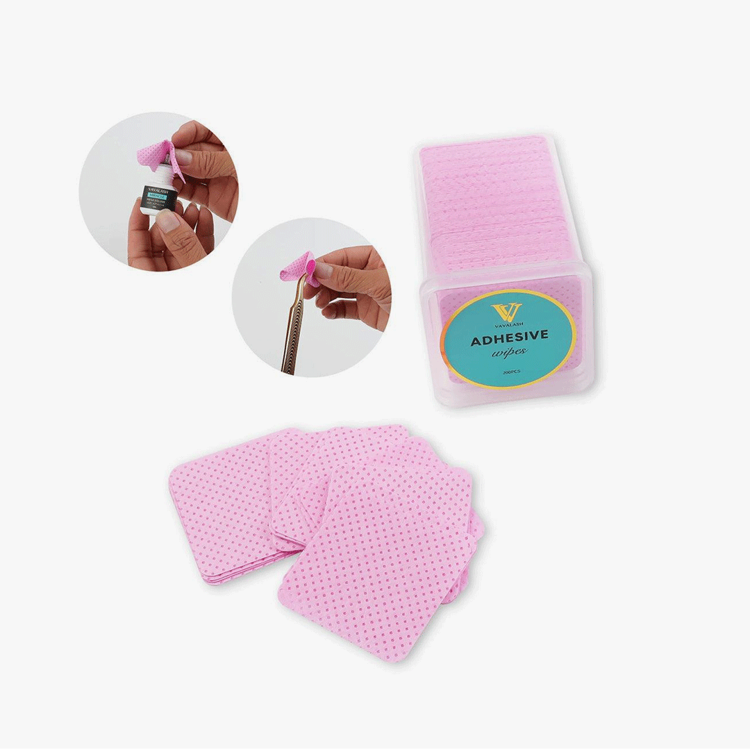 Pink Adhesive Wipes 200pcs SC