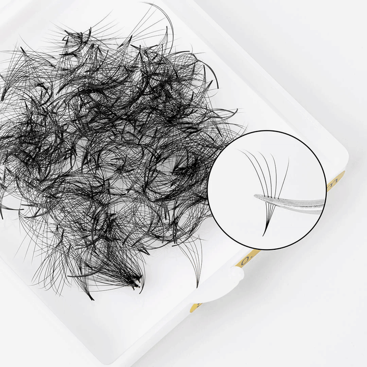 5D Handmade Premade Loose Fans With Pointy Base /500 Fans-1