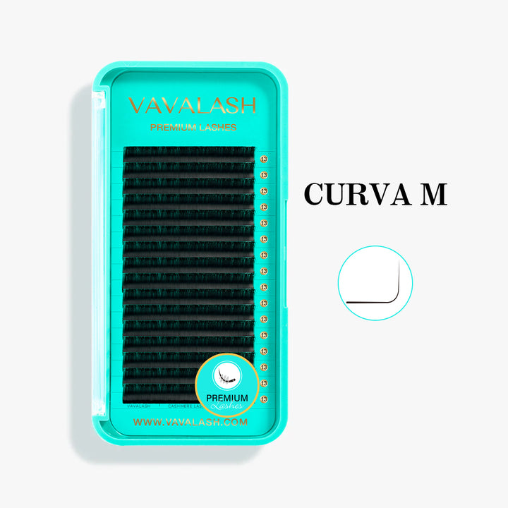 Extensiones de Pestañas de Lujo Volumen Individual M Curl