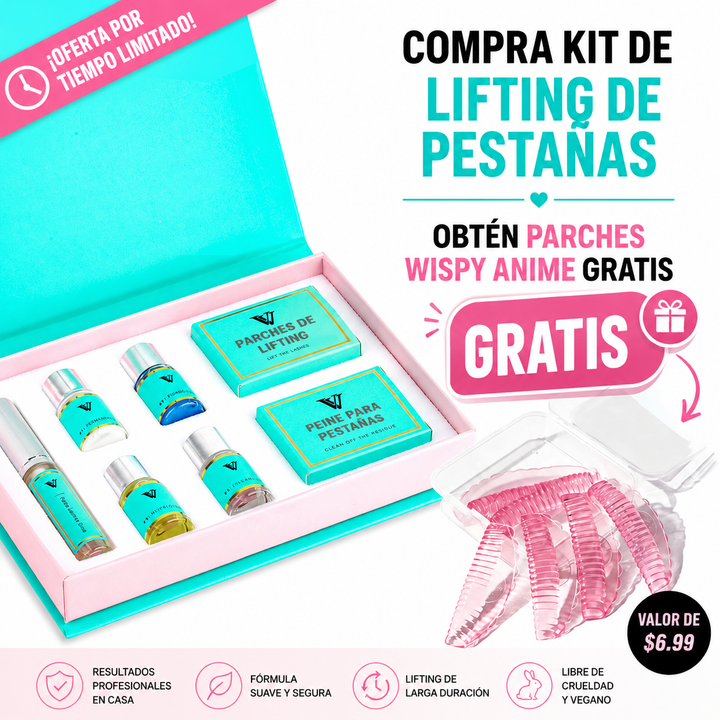 Kit de elevación de pestañas